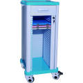Economic ABS Plastic Medical Service Cart Hospital Paciente Caso Record LoRLley MSD58